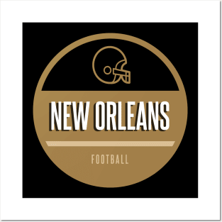 New orleans retro football Posters and Art